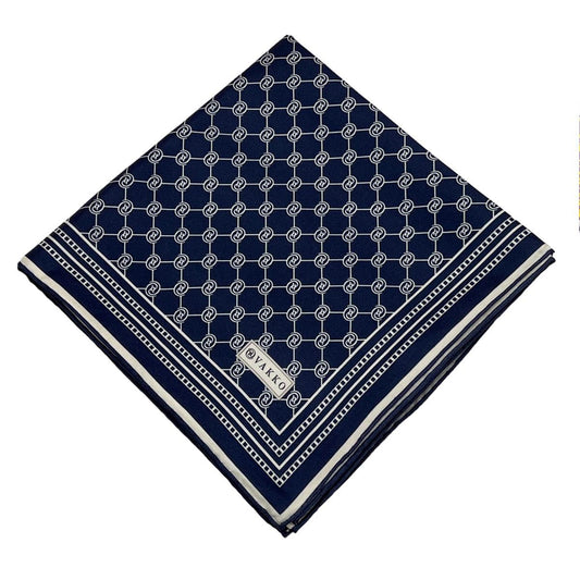 Vakko Twill İpek Eşarp - Özel Seri - Lacivert