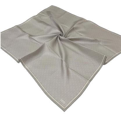 Vakko Twill İpek Eşarp - Helezon Monogram - Taş