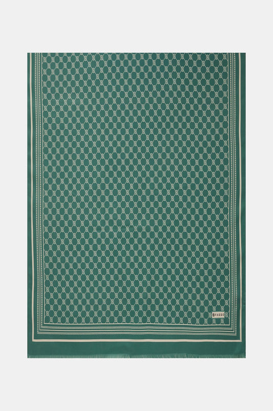 Vakko Twill İpek Şal - Özel Seri - Çağla