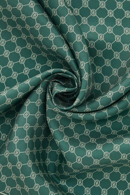 Vakko Twill İpek Şal - Özel Seri - Çağla