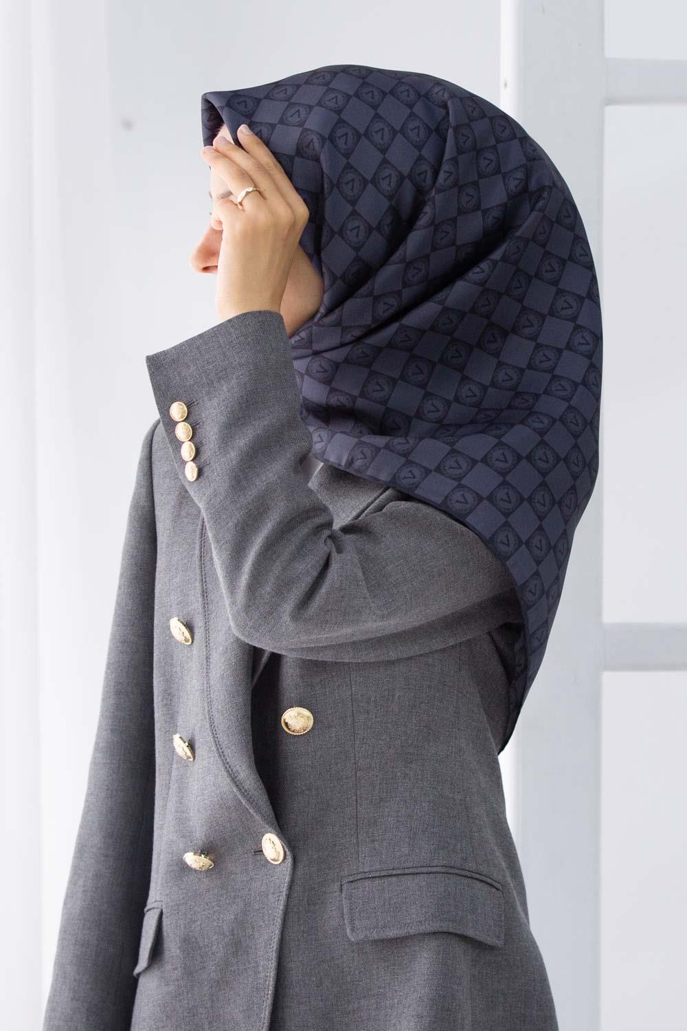 Vissona Twill İpek Eşarp - 51495 - 0029