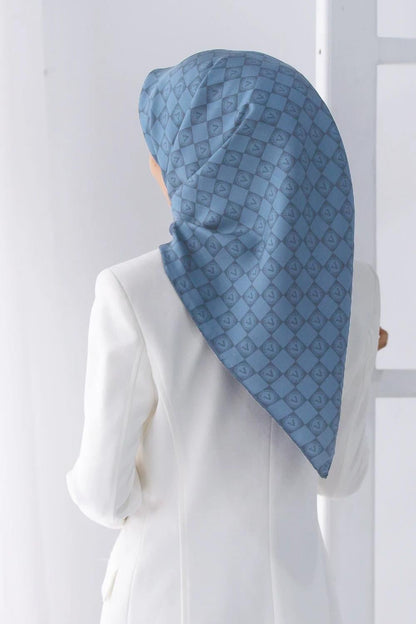 Vissona Twill İpek Eşarp - 51495 - 0031 İndigo