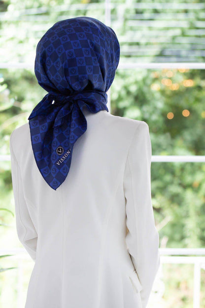Vissona Twill İpek Eşarp - 51495 - 0032