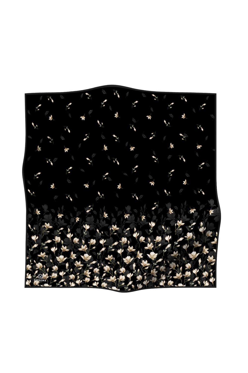 Vissona Twill İpek Eşarp - 51776 - 0001