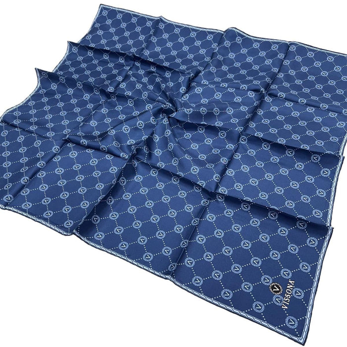 Vissona Twill İpek Eşarp - 52033 - 0031 İndigo