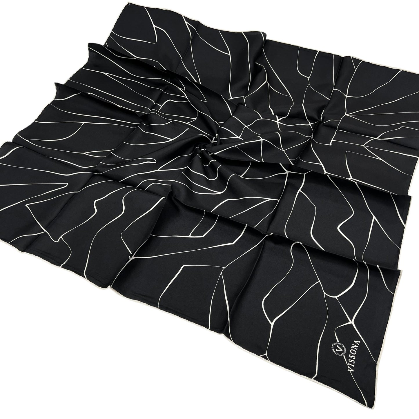 Vissona Twill İpek Eşarp - 60801 - 0001-0003