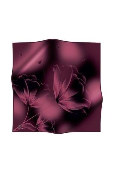 Vissona Twill İpek Eşarp - 61006 - 0020 Gül Kurusu