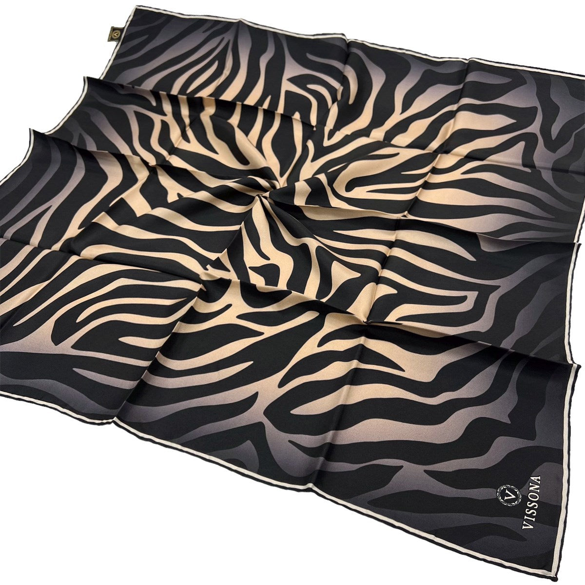 Vissona Twill İpek Eşarp - 6259 - 0004-0001