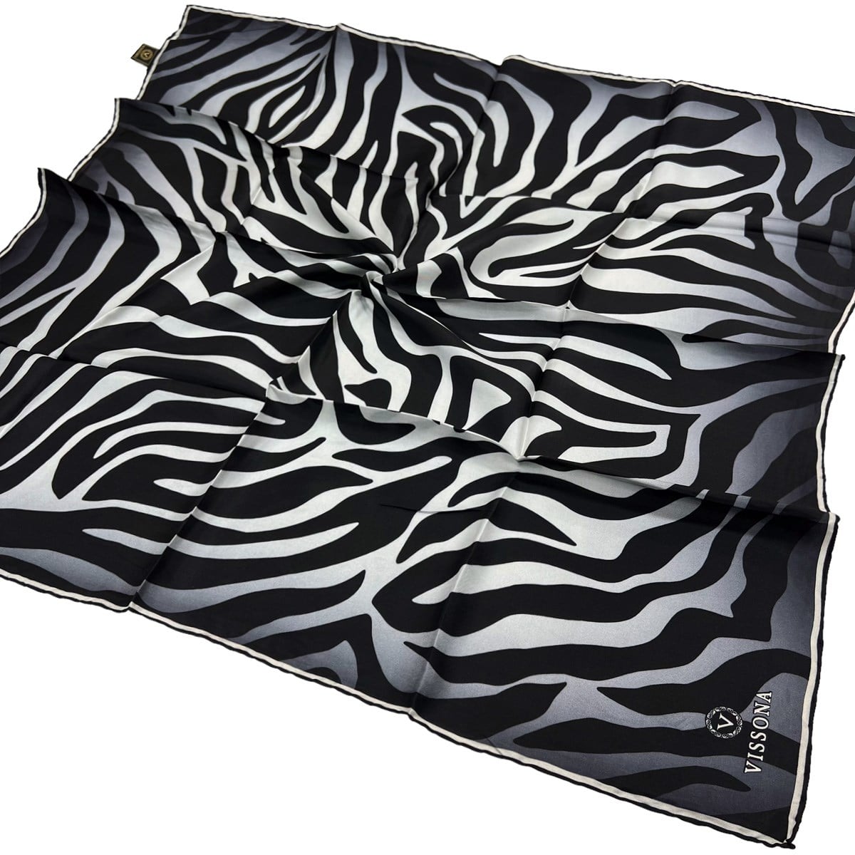 Vissona Twill İpek Eşarp - 6259 - 0027-0001