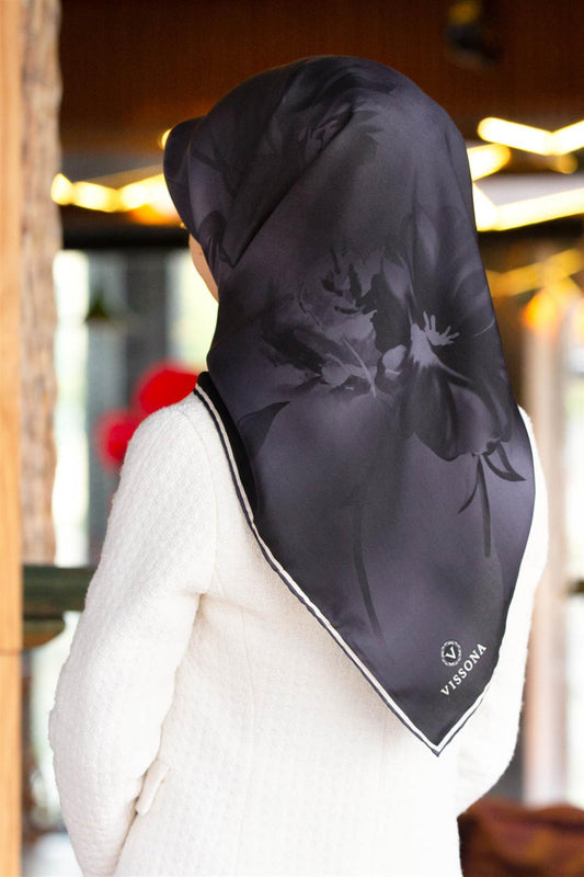 Vissona Twill İpek Eşarp - 6269 - 0029