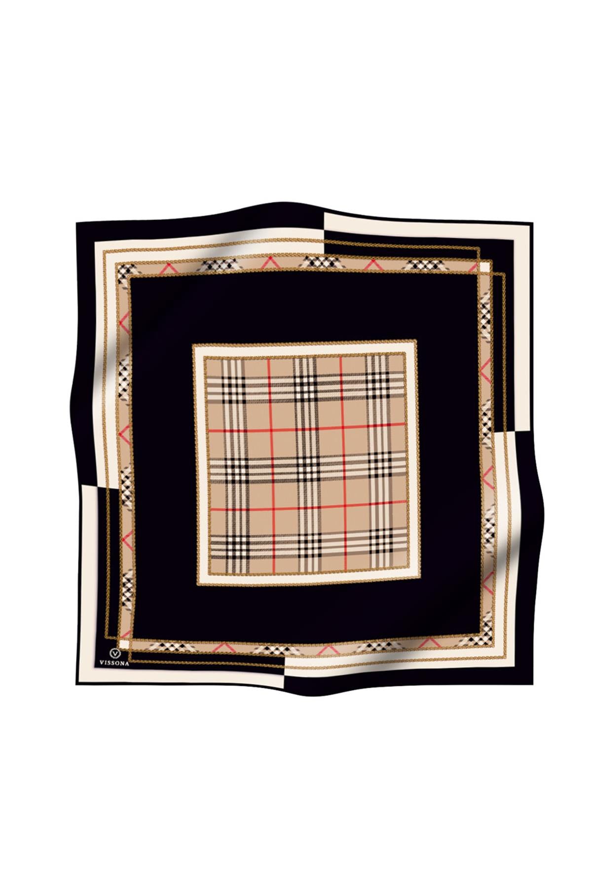 Vissona Twill İpek Eşarp - 781 - 0001
