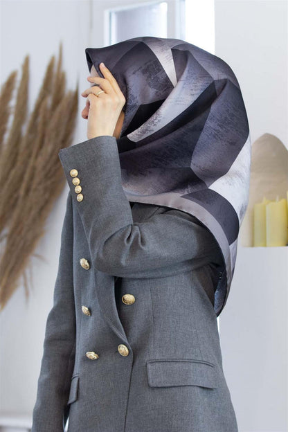 Vissona Twill İpek Eşarp - 936 - 0001-0003