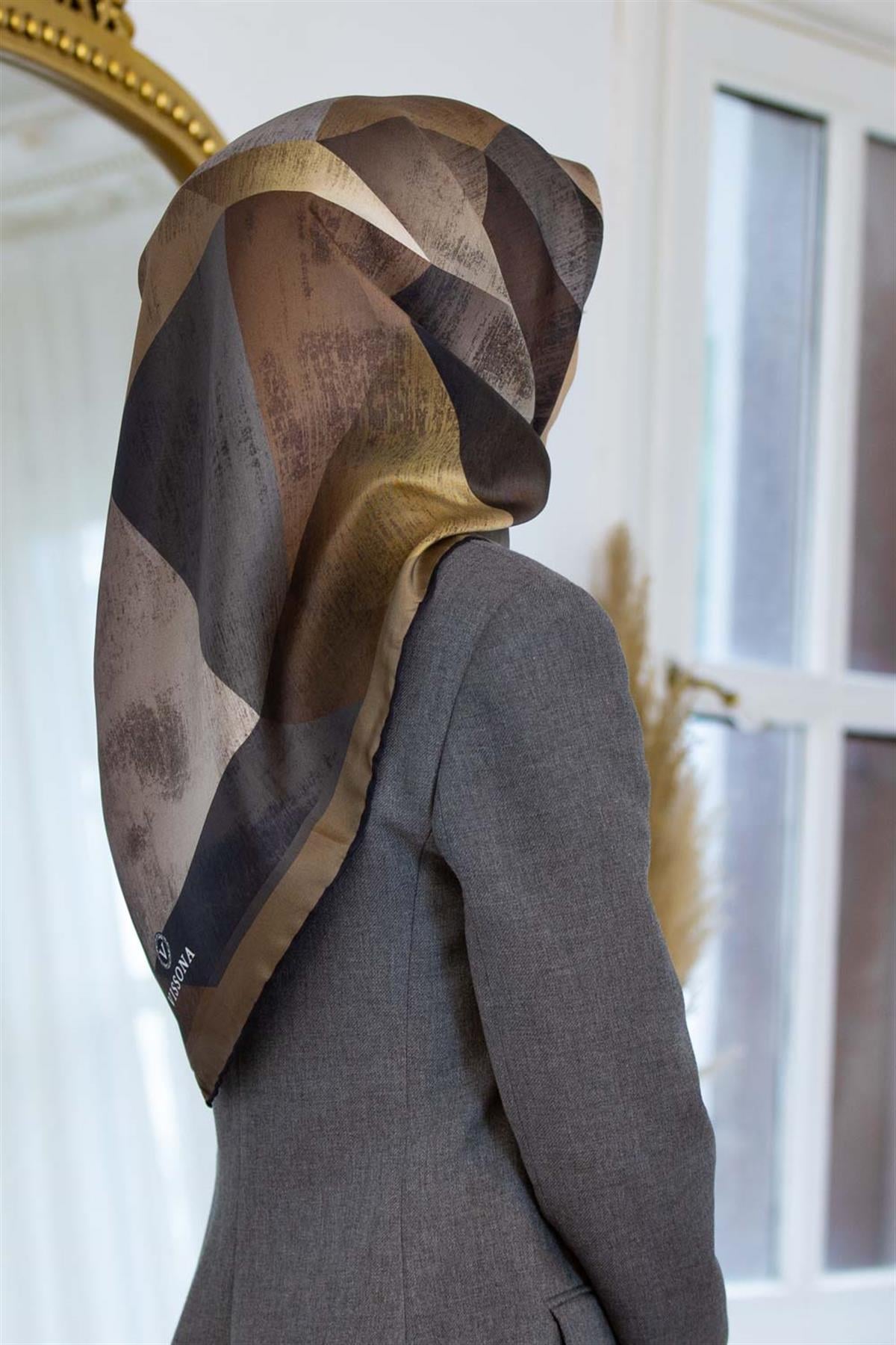 Vissona Twill İpek Eşarp - 936 - 0004-0028