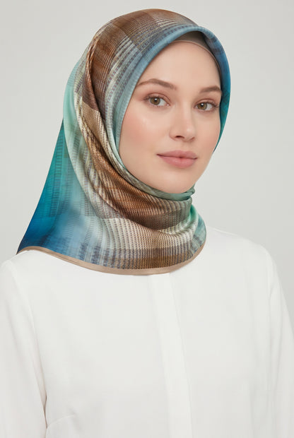 Armine Sport Twill Eşarp - 8014-06 Petrol
